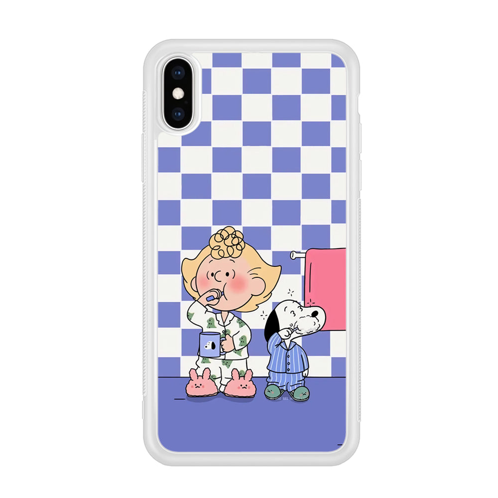 Snoopy Prepare for Sleep iPhone Xs Max Case