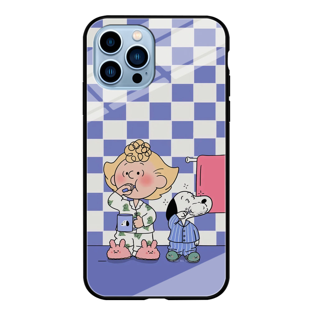 Snoopy Prepare for Sleep iPhone 13 Pro Max Case