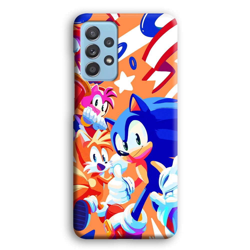 Sonic Game Mode Samsung Galaxy A72 Case