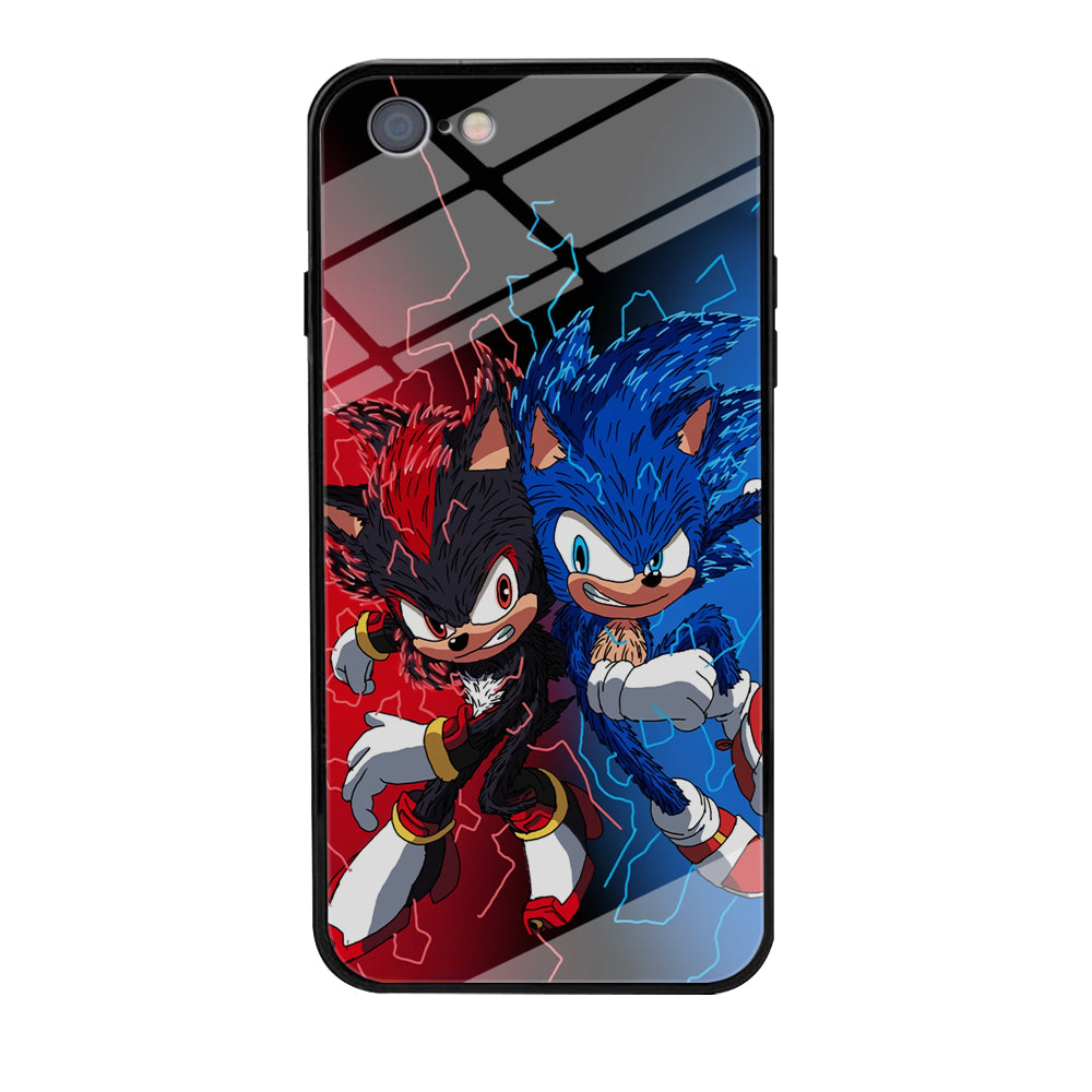 Sonic Red and Blue Fire Storm iPhone 6 Plus | 6s Plus Case