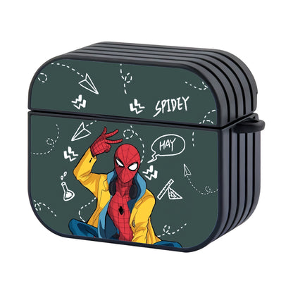 Spiderman Chemist Student Hard Plastic Case Cover For Apple Airpods 3