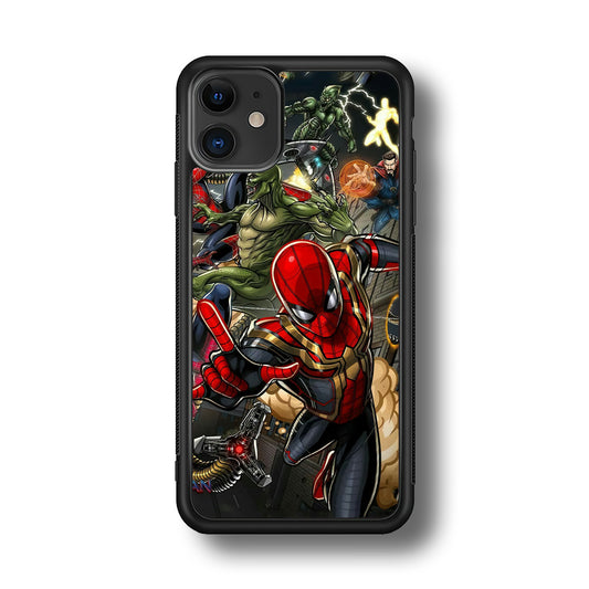 Spiderman Multiverse Battle iPhone 11 Case