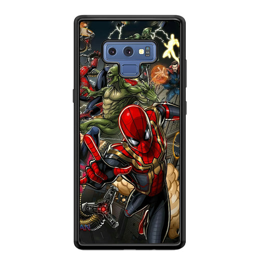 Spiderman Multiverse Battle Samsung Galaxy Note 9 Case