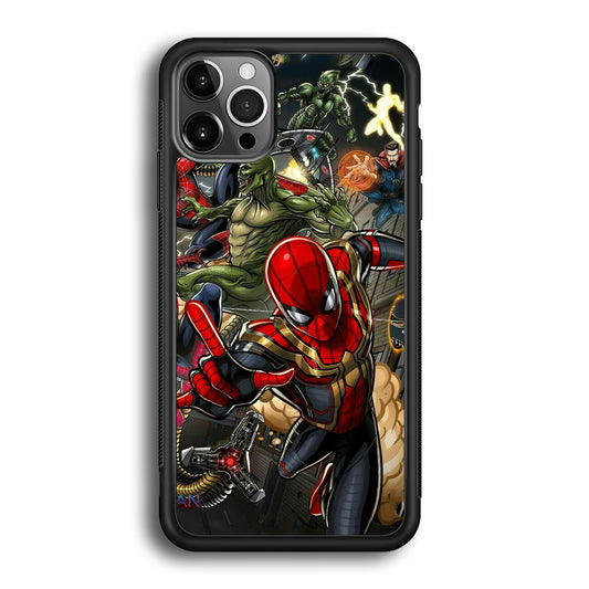 Spiderman Multiverse Battle iPhone 12 Pro Case