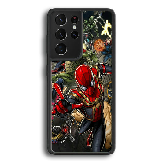 Spiderman Multiverse Battle Samsung Galaxy S21 Ultra Case