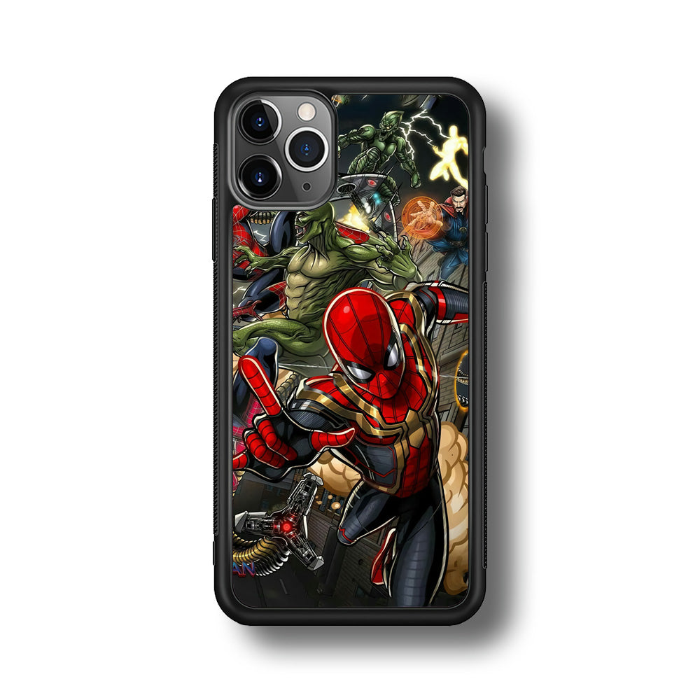 Spiderman Multiverse Battle iPhone 11 Pro Max Case