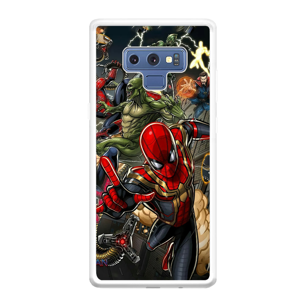 Spiderman Multiverse Battle Samsung Galaxy Note 9 Case