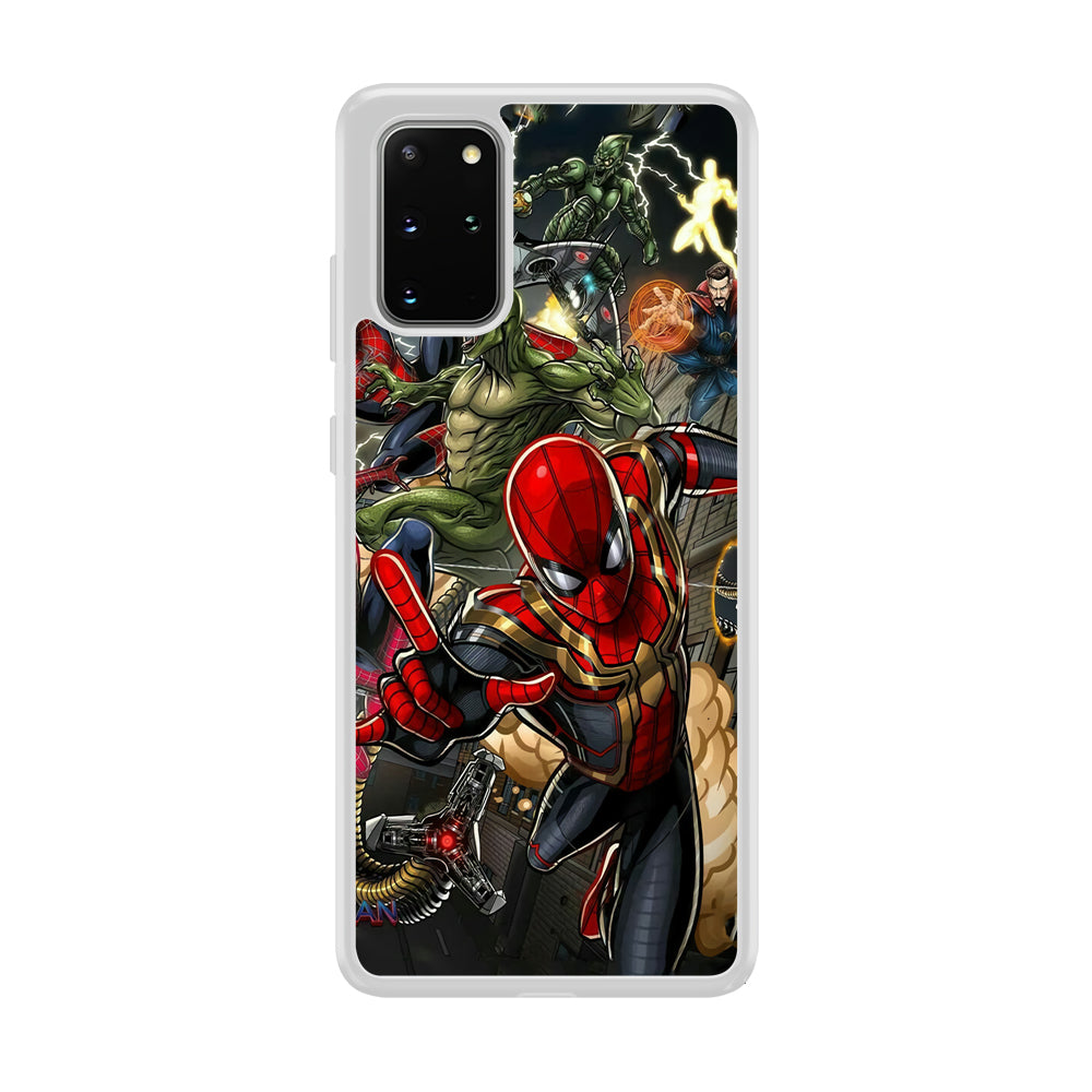 Spiderman Multiverse Battle Samsung Galaxy S20 Plus Case