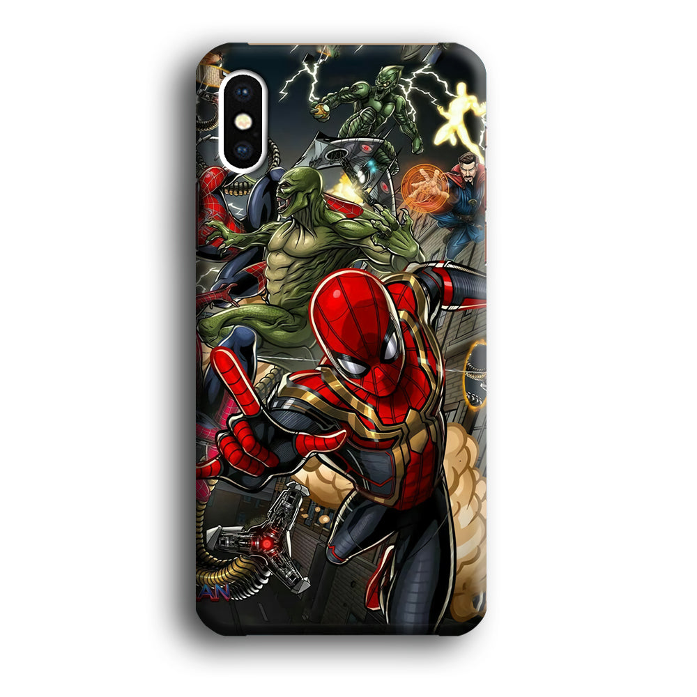 Spiderman Multiverse Battle iPhone Xs Max Case