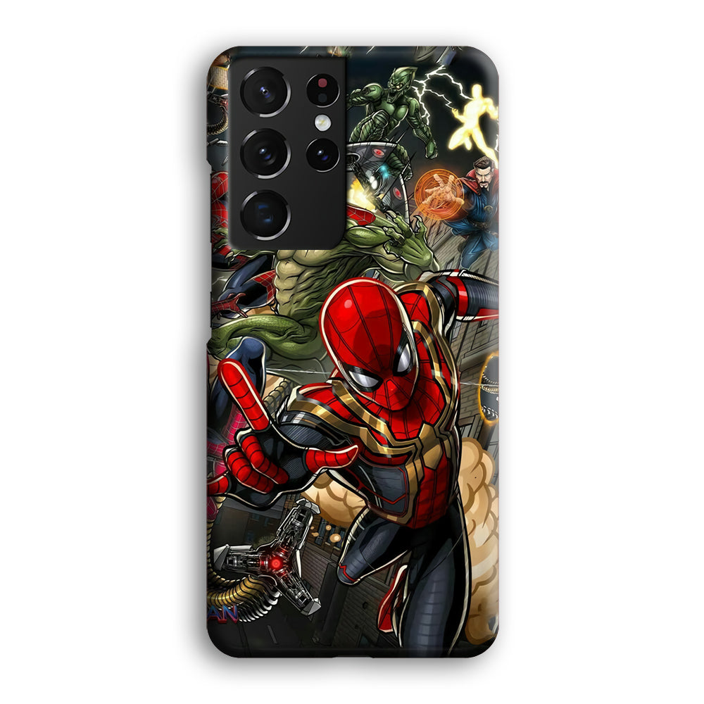Spiderman Multiverse Battle Samsung Galaxy S21 Ultra Case