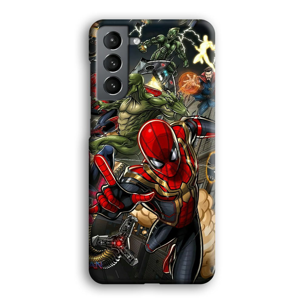 Spiderman Multiverse Battle Samsung Galaxy S21 Plus Case