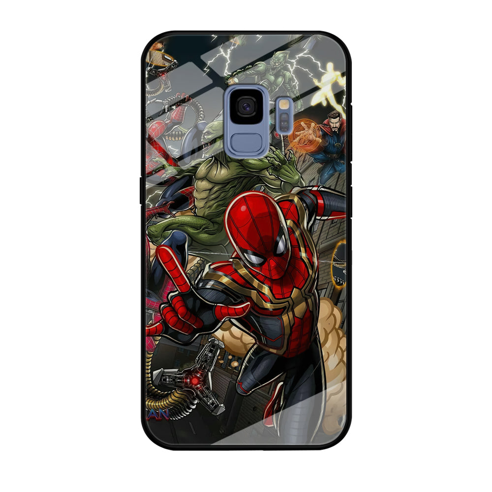 Spiderman Multiverse Battle Samsung Galaxy S9 Case