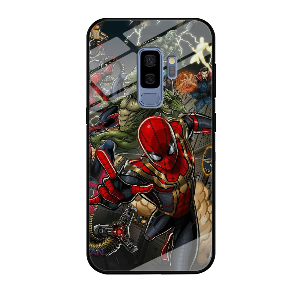 Spiderman Multiverse Battle Samsung Galaxy S9 Plus Case