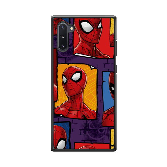 Spiderman Poster on The Wall Samsung Galaxy Note 10 Case