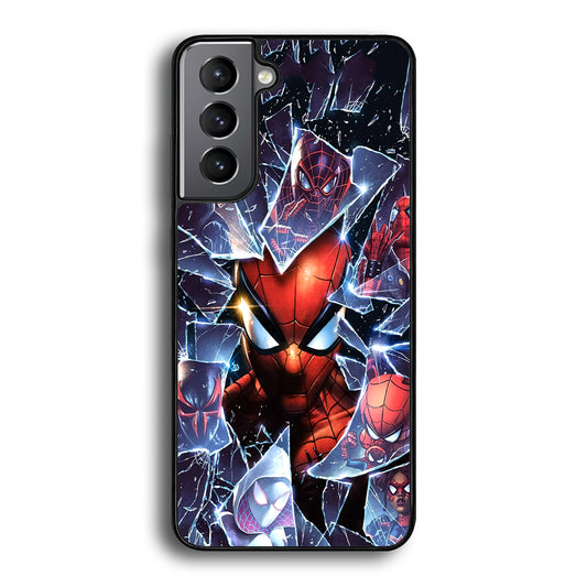 Spiderman Secret on The Glass Samsung Galaxy S21 Plus Case