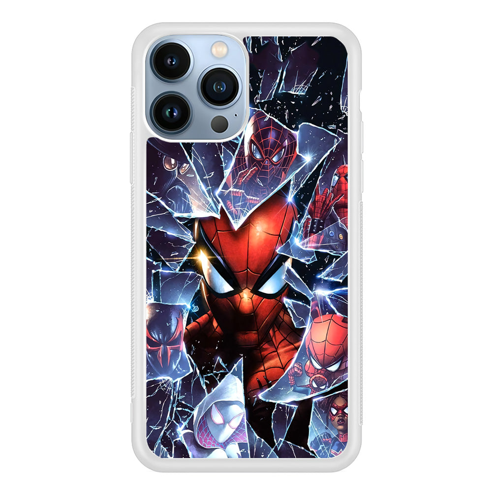 Spiderman Secret on The Glass iPhone 13 Pro Max Case