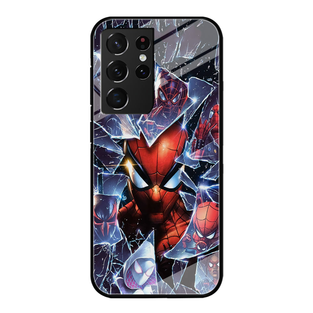 Spiderman Secret on The Glass Samsung Galaxy S21 Ultra Case