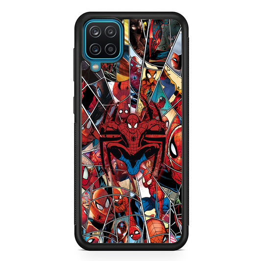Spiderman Solid Backing Samsung Galaxy A12 Case
