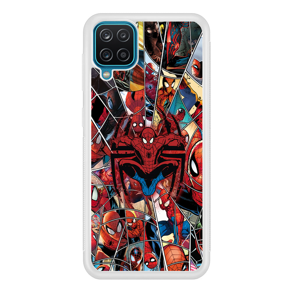Spiderman Solid Backing Samsung Galaxy A12 Case