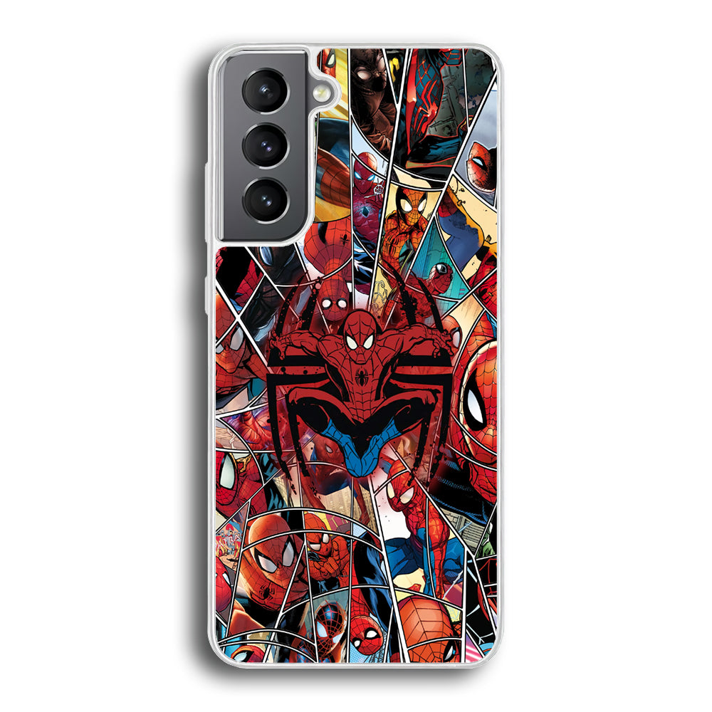 Spiderman Solid Backing Samsung Galaxy S21 Plus Case