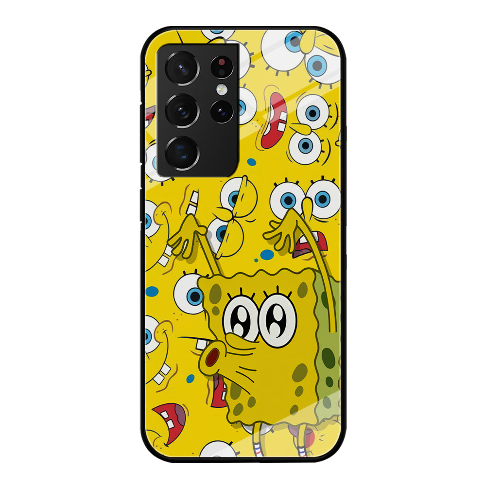 Spongebob Good Employee Ever Samsung Galaxy S21 Ultra Case