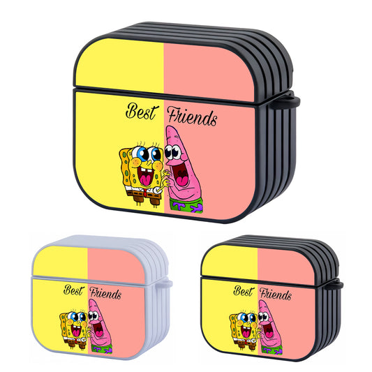 Spongebobs Patrick Best Friends Cartoon Hard Plastic Case Cover For Apple Airpods 3
