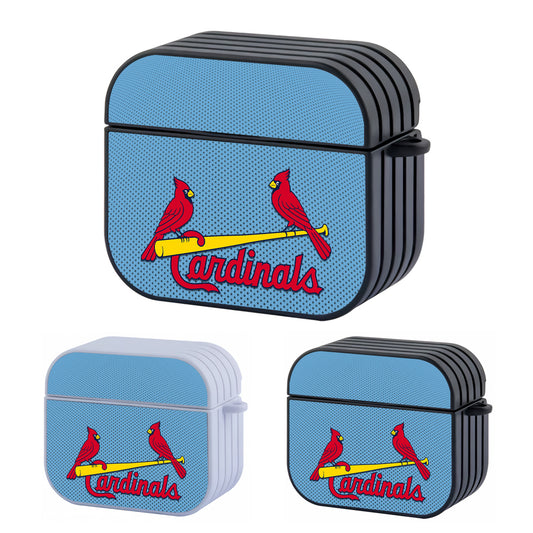 St Louis Cardinals Ocean Vibes Hard Plastic Case Cover For Apple Airpods 3