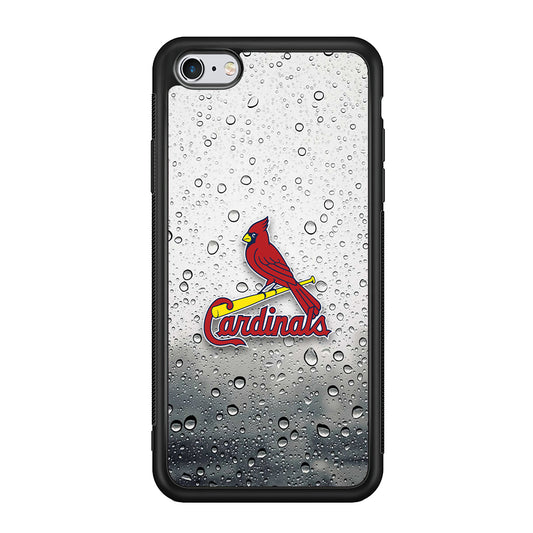 St Louis Cardinals Sticker on Rainy Day iPhone 6 | 6s Case