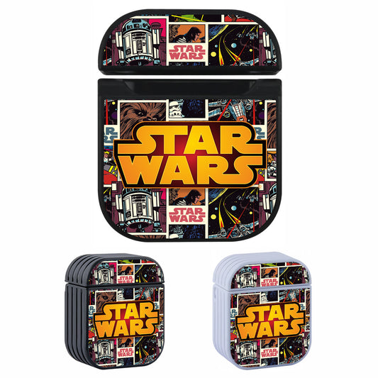Star Wars Journey on The Space Hard Plastic Case Cover For Apple Airpods