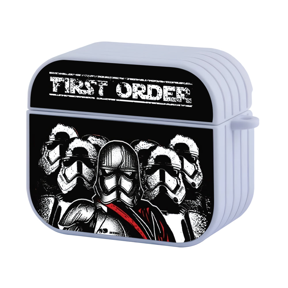 Star Wars Troopers First Order Hard Plastic Case Cover For Apple Airpods 3