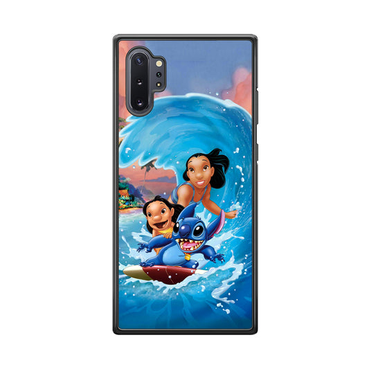 Stitch Great Wave from The Sea Samsung Galaxy Note 10 Plus Case