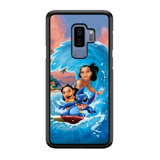 Stitch Great Wave from The Sea Samsung Galaxy S9 Plus Case