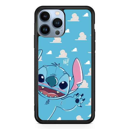 Stitch Say Hii on Me iPhone 13 Pro Max Case