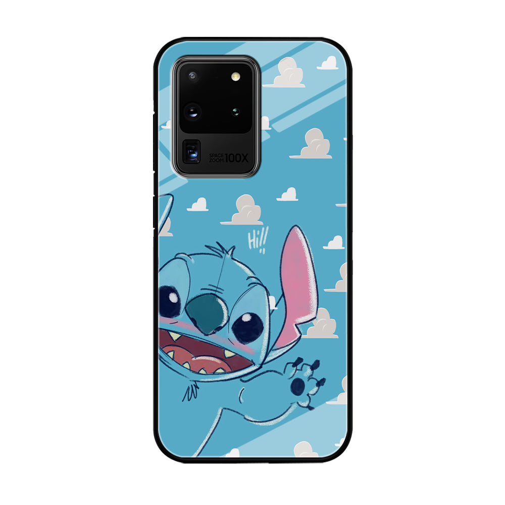 Stitch Say Hii on Me Samsung Galaxy S20 Ultra Case