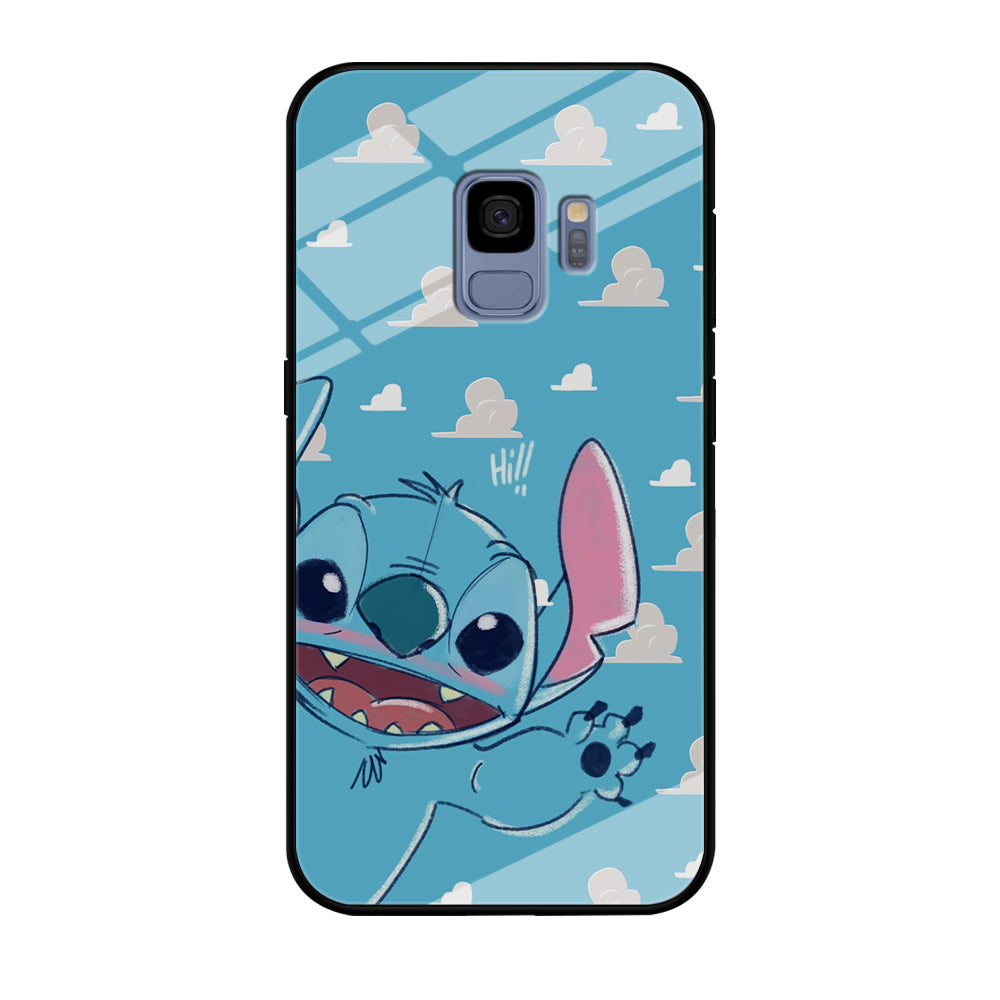 Stitch Say Hii on Me Samsung Galaxy S9 Case