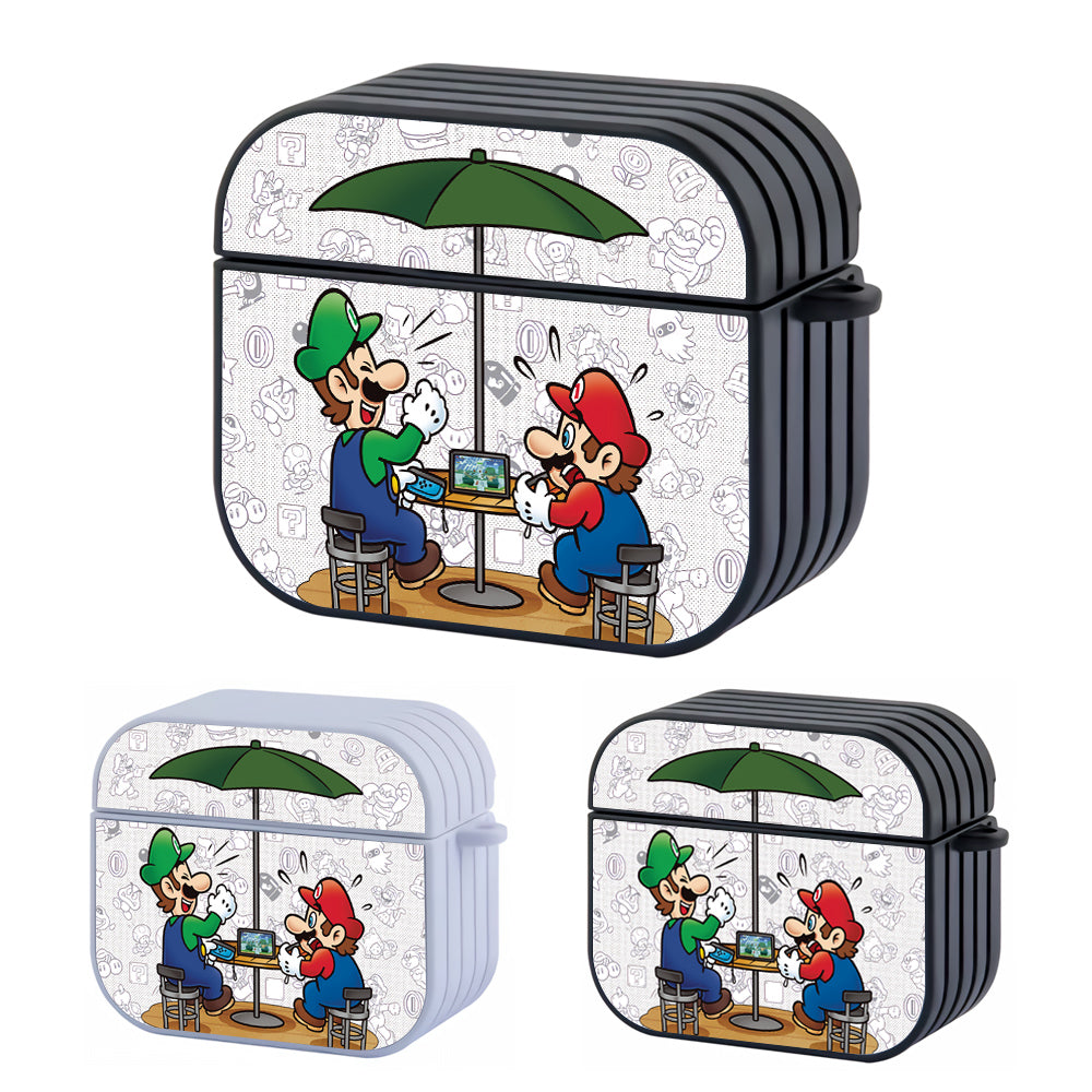 Super Mario Challenge Through The Game Hard Plastic Case Cover For Apple Airpods 3