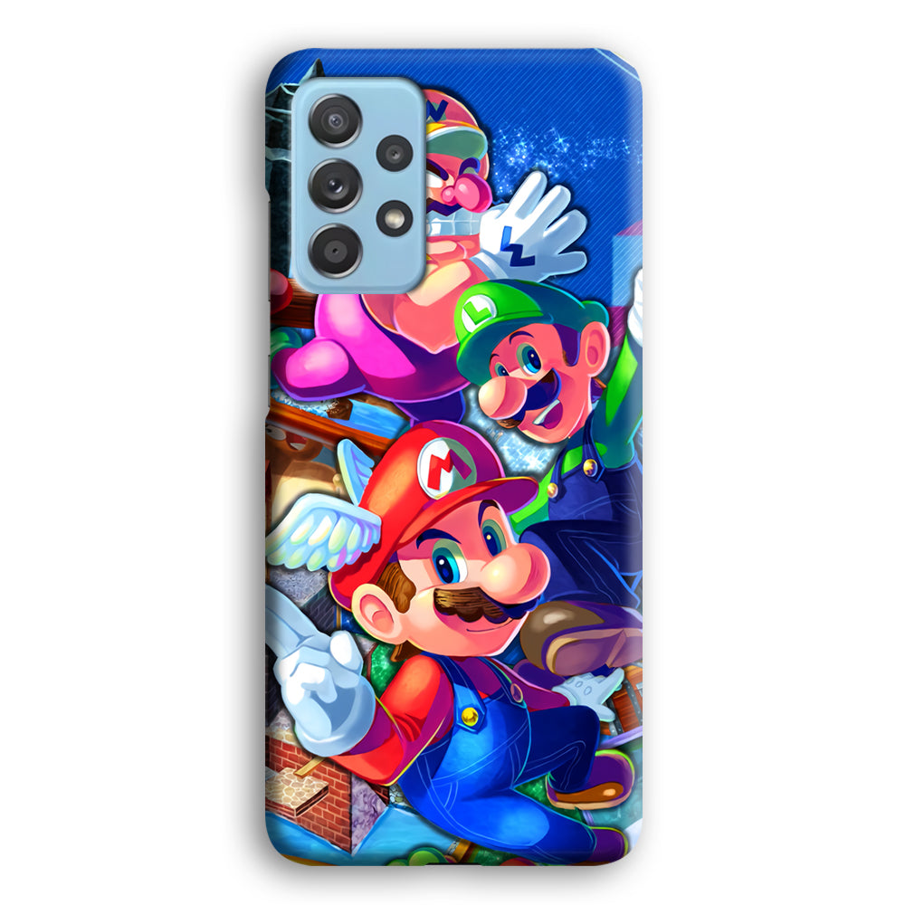 Super Mario Flying Challenge Samsung Galaxy A52 Case
