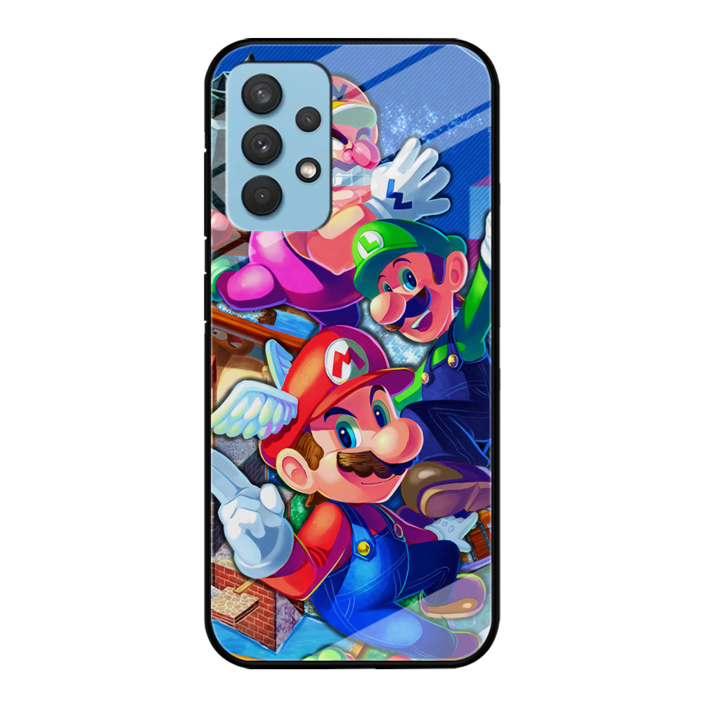 Super Mario Flying Challenge Samsung Galaxy A32 Case