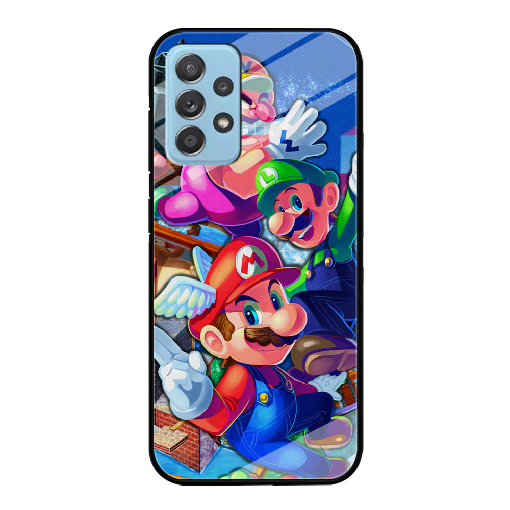 Super Mario Flying Challenge Samsung Galaxy A52 Case