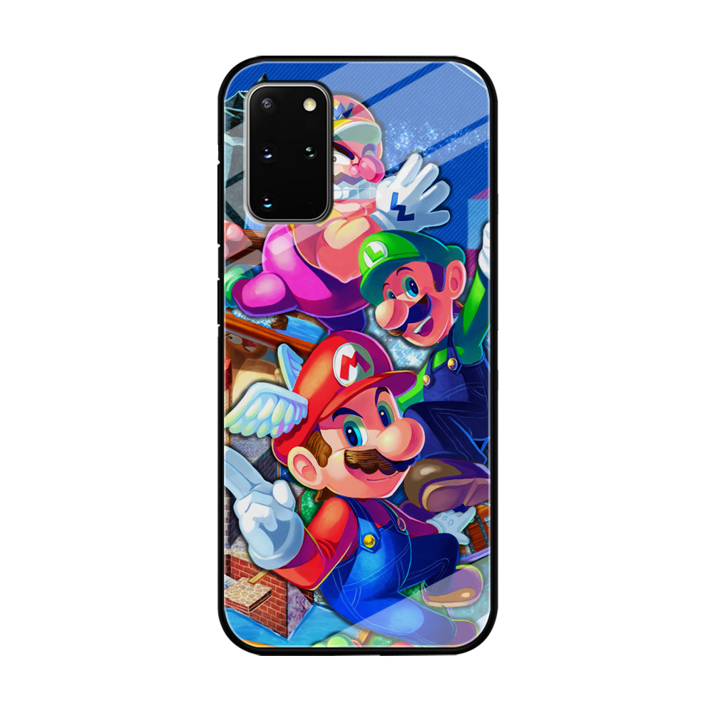 Super Mario Flying Challenge Samsung Galaxy S20 Plus Case
