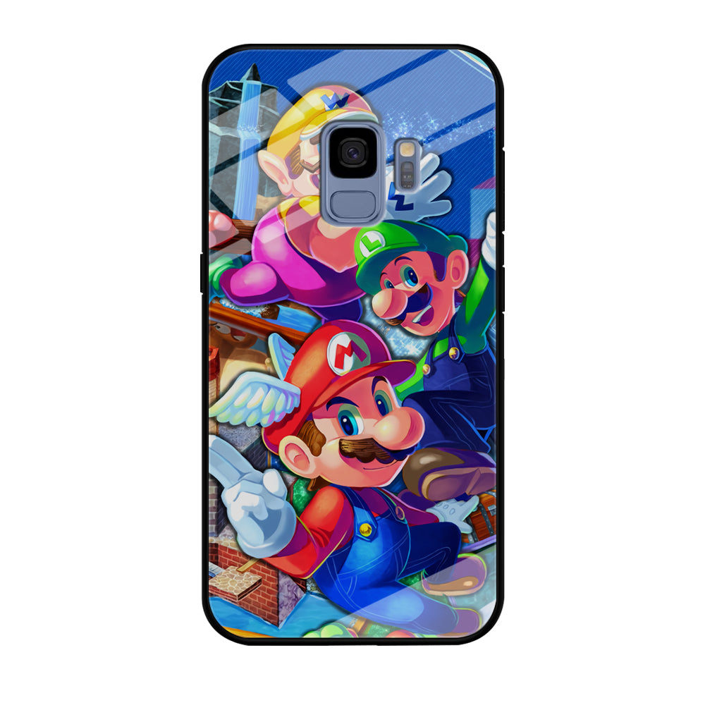 Super Mario Flying Challenge Samsung Galaxy S9 Case