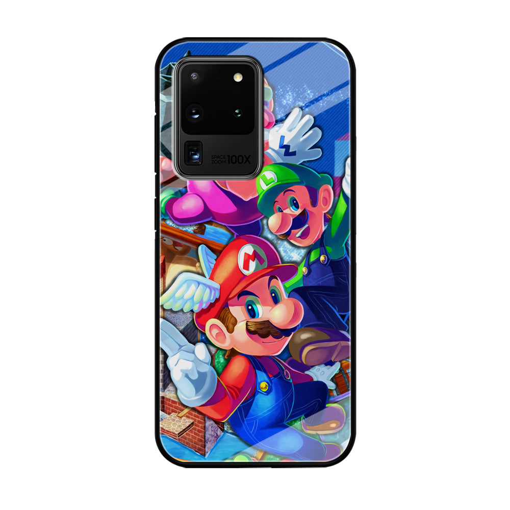 Super Mario Flying Challenge Samsung Galaxy S20 Ultra Case