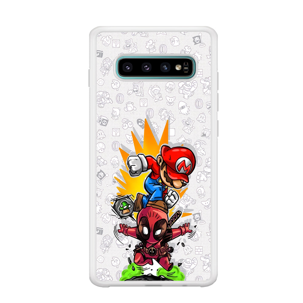 Super Mario Jerk The Problem Samsung Galaxy S10 Plus Case