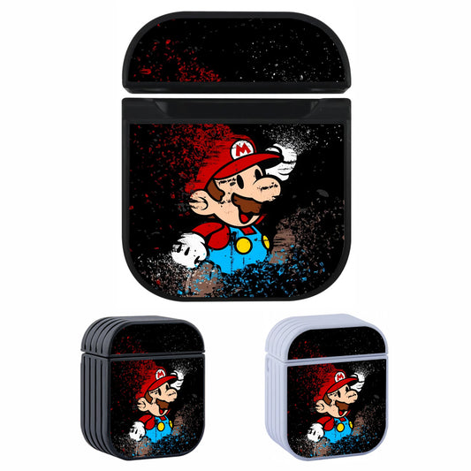 Super Mario Pixel Art Hard Plastic Case Cover For Apple Airpods