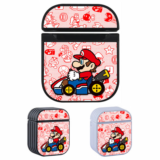 Super Mario Ride The Game Hard Plastic Case Cover For Apple Airpods