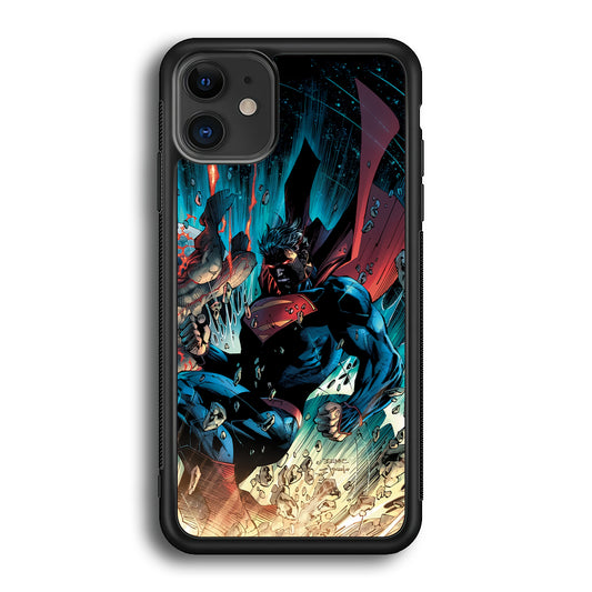 Superman Kick The Enemy iPhone 12 Case
