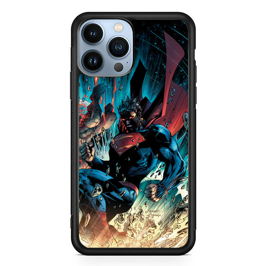 Superman Kick The Enemy iPhone 13 Pro Case