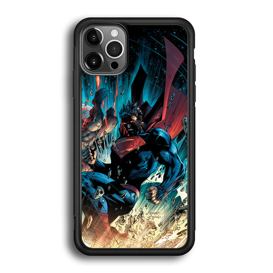 Superman Kick The Enemy iPhone 12 Pro Case