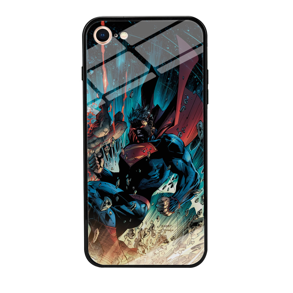 Superman Kick The Enemy iPhone 8 Case