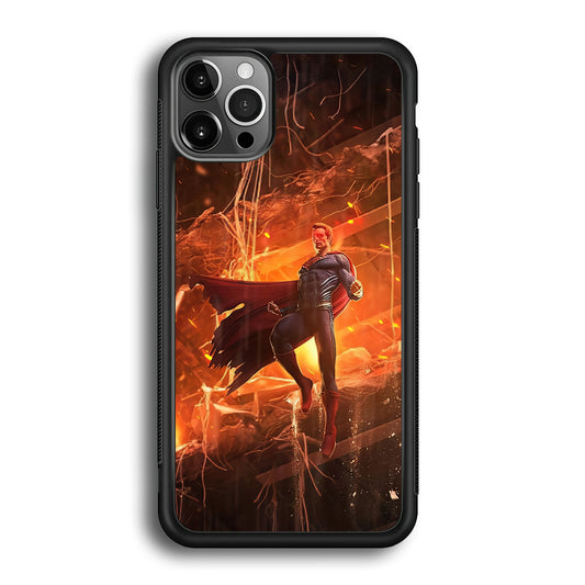 Superman Rise of Flaming Eye iPhone 12 Pro Case